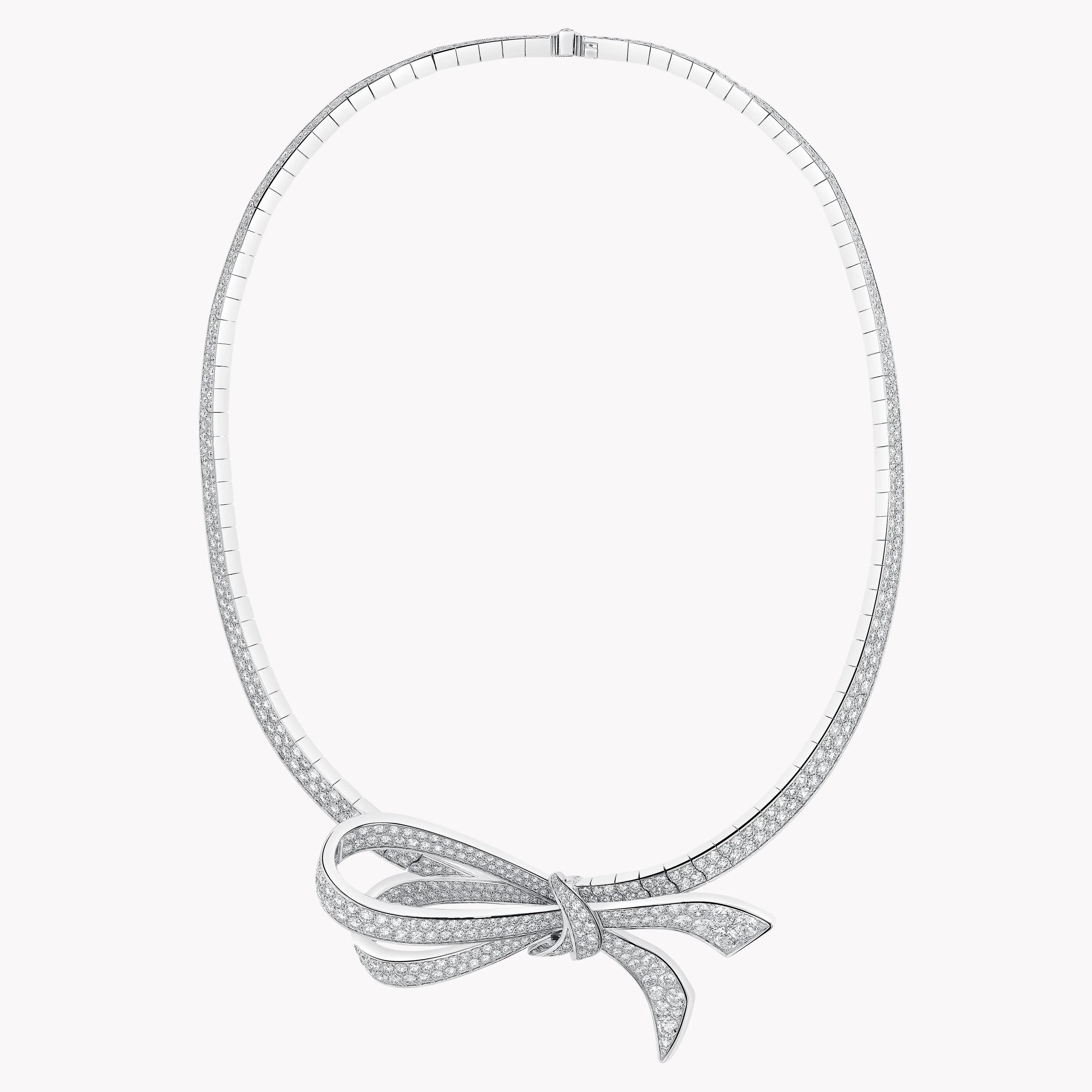 Qızıl və Brilyant Bant Dizaynlı Boyunbağı