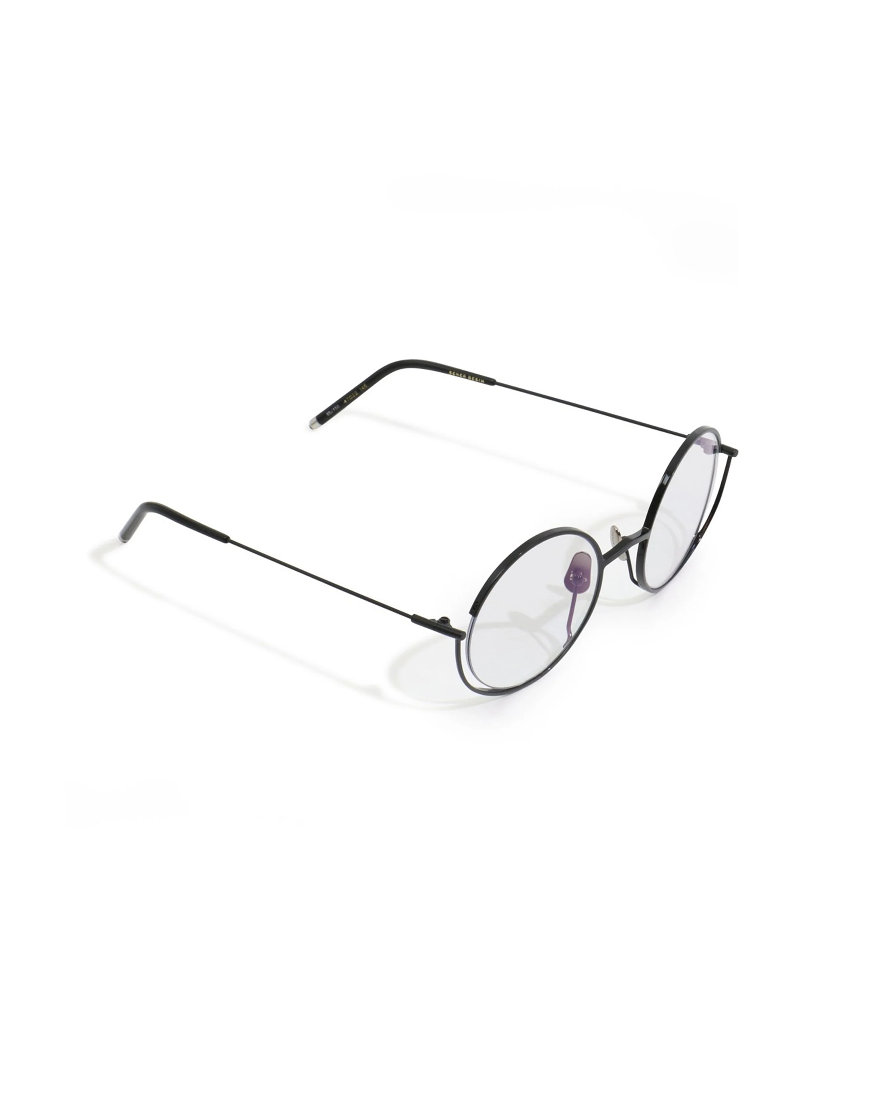 Dairəvi Çərçivəli Şəffaf Linzalı Eynək - hover