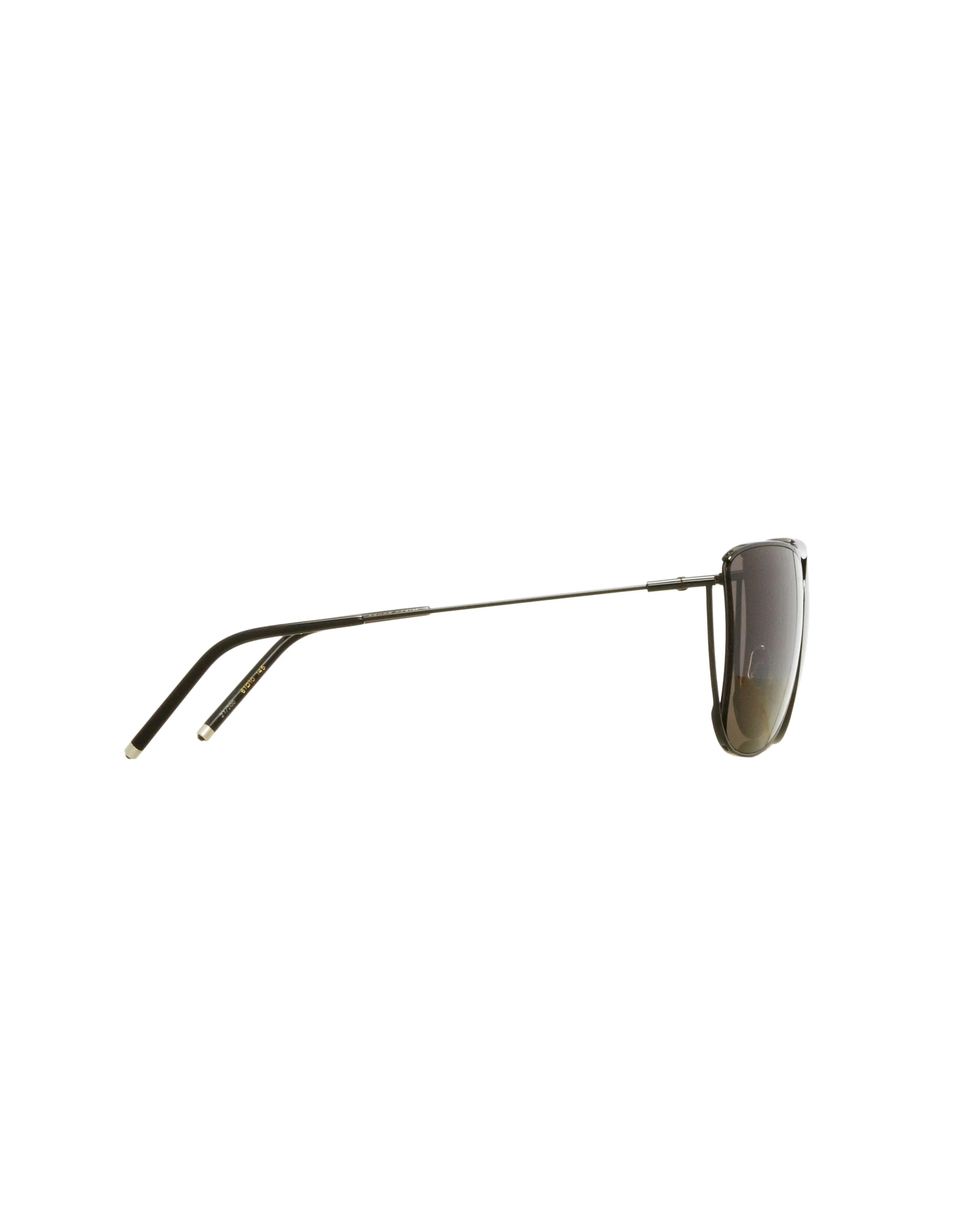 Qara Çərçivəli Tünd Aviator Eynək - hover